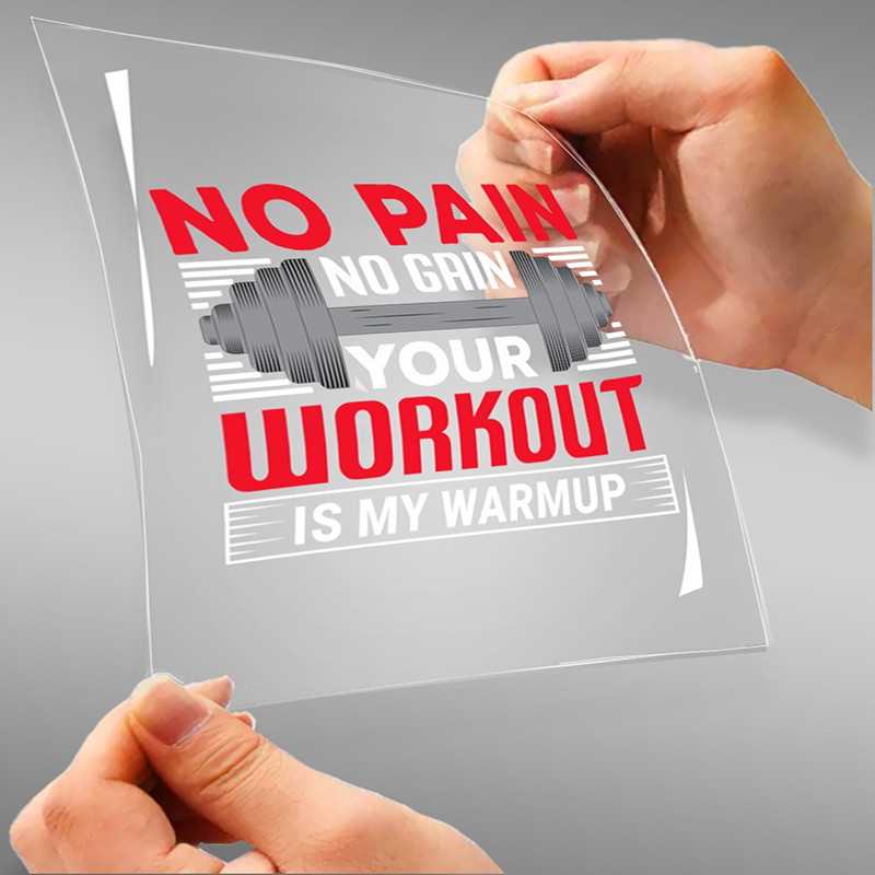 No Pain No Gain Your Workout Is My Warmup A4 StickZing