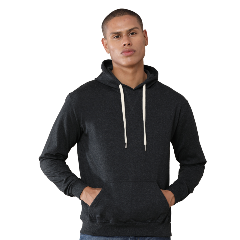 Classic Charcoal Grey Optiknit Hoodie