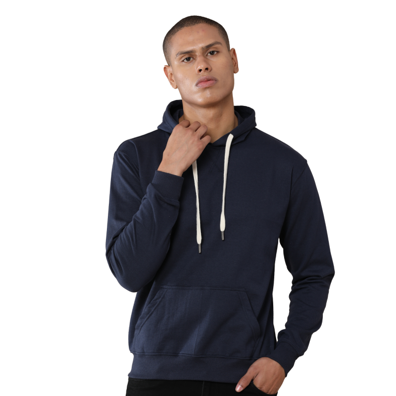 Classic Midnight Navy Optiknit Hoodie