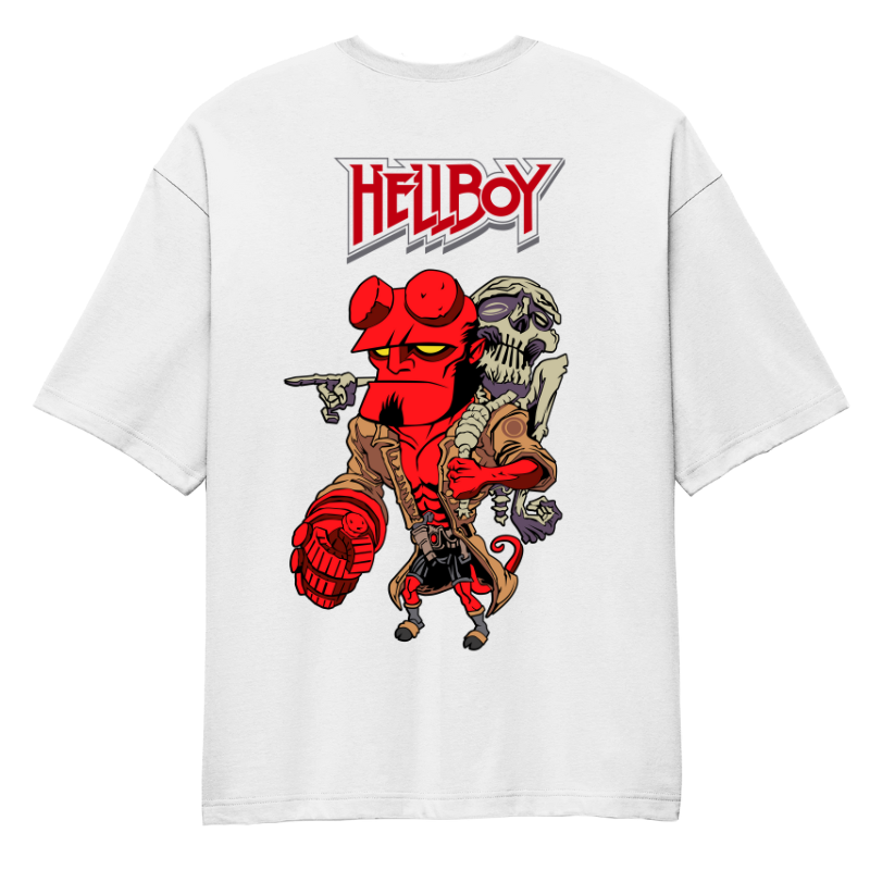 Hell Boy With Monster Oversized T-Shirt