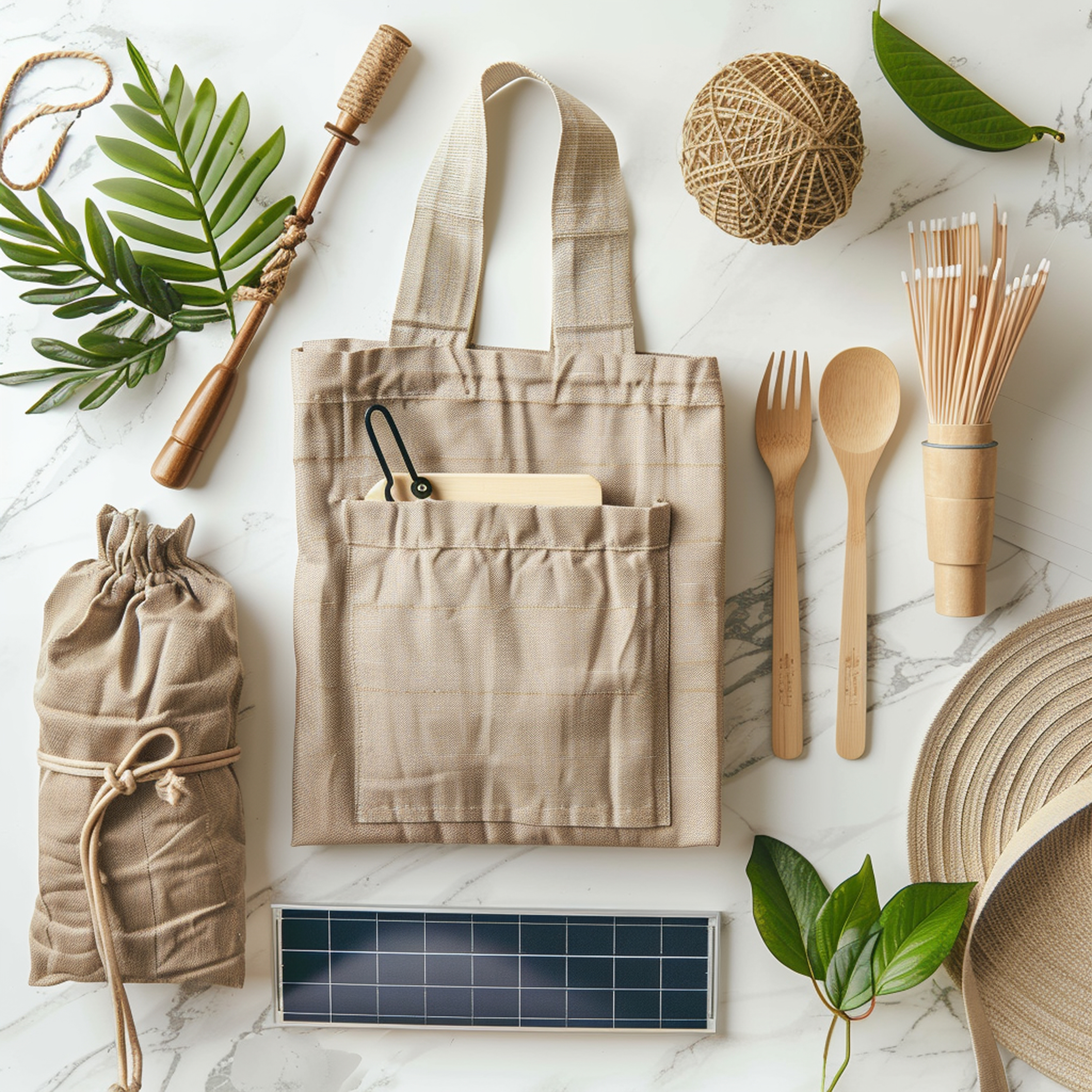 ecofriendly-essentials-reusable-bags-bamboo-utensils-solar-panels.jpg